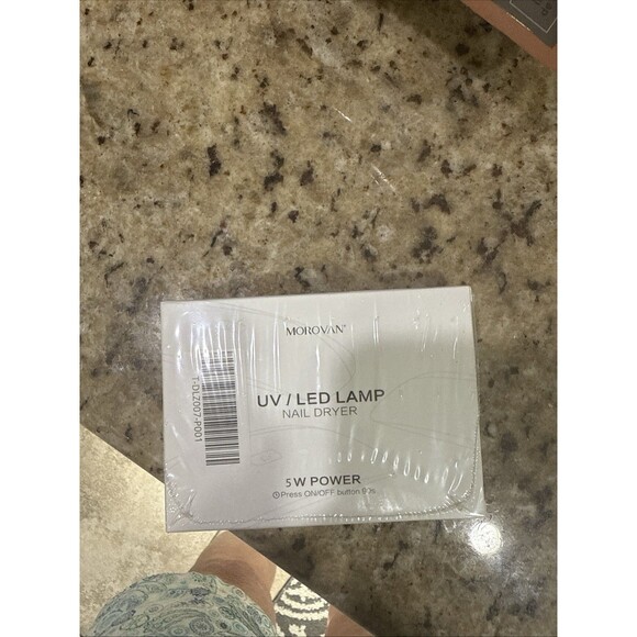 Morovan LED/UV 5watt Light Portable Nail DryerNIB W/Charger - Picture 1 of 4